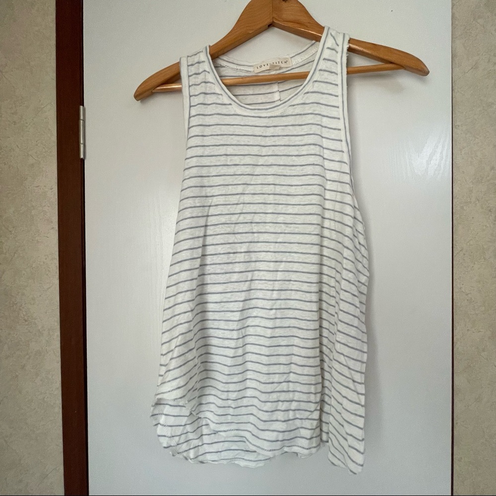 Love stitch tank top